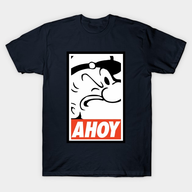 Ahoy Popey T-Shirt by Nerd_art